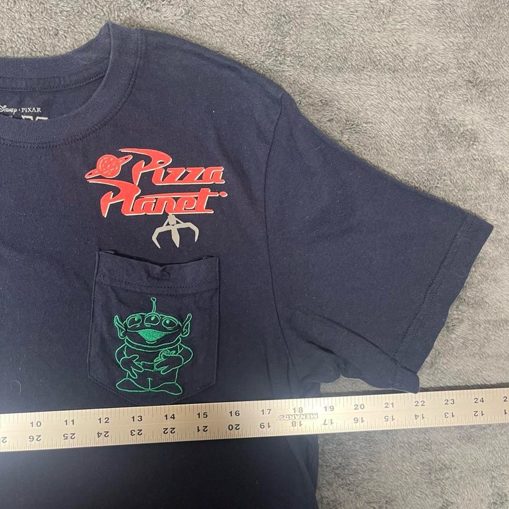 Toy Story Disney Pixar Nostalgic Y2k 90s Kidcore Alien Casual Graphic Pocket Tee - Picture 4 of 5
